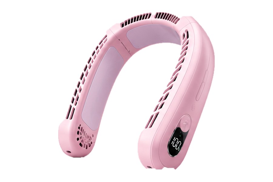 Neck cooler fan in pink